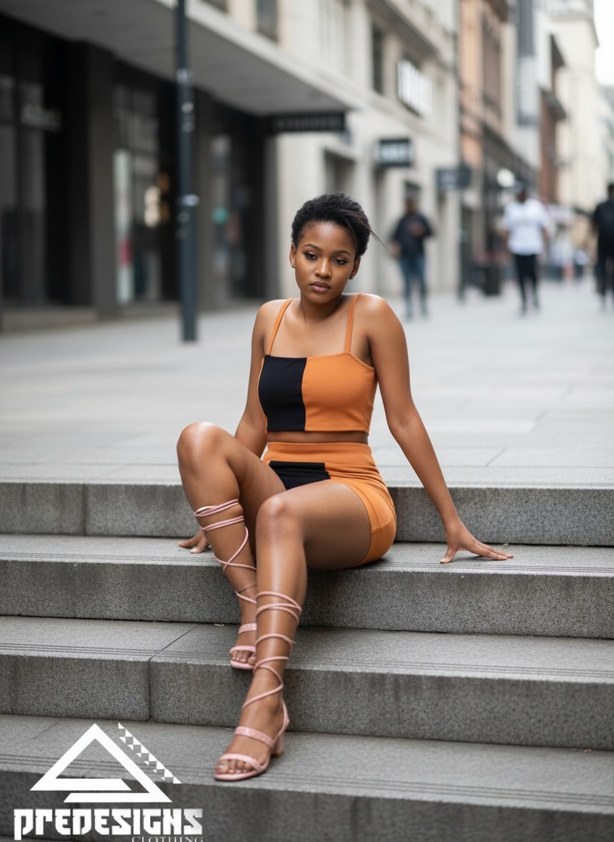 Brown 2-Piece Set